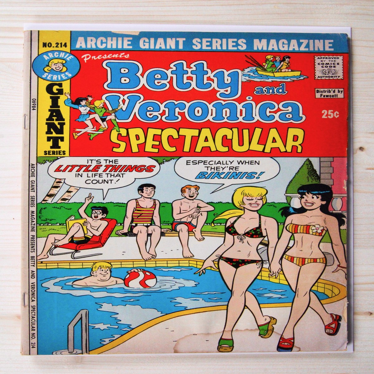 Archie Giant Series Magazine 214 Archie Comics (1973) 40 VG