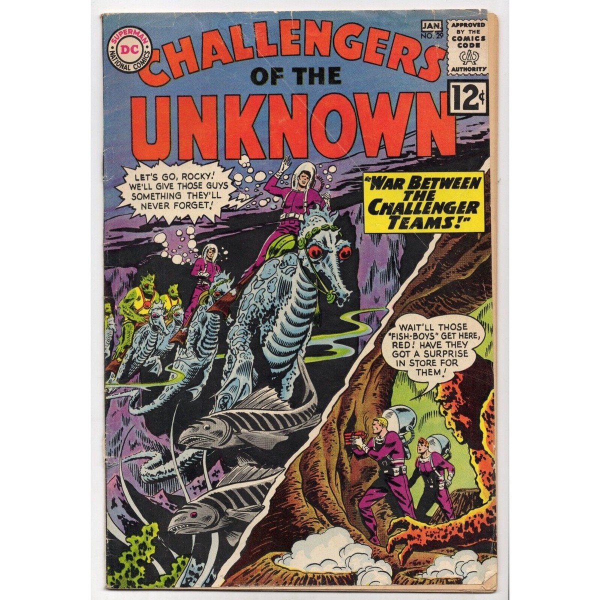 Challengers of the Unknown 29 DC Comics (1962)