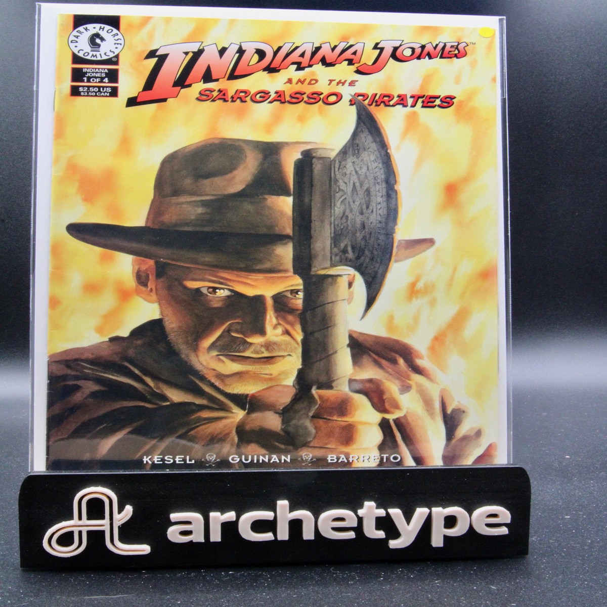 Indiana Jones and the Sargasso Pirates 1 Dark Horse (1995) 92 NM- Alex Ross cover