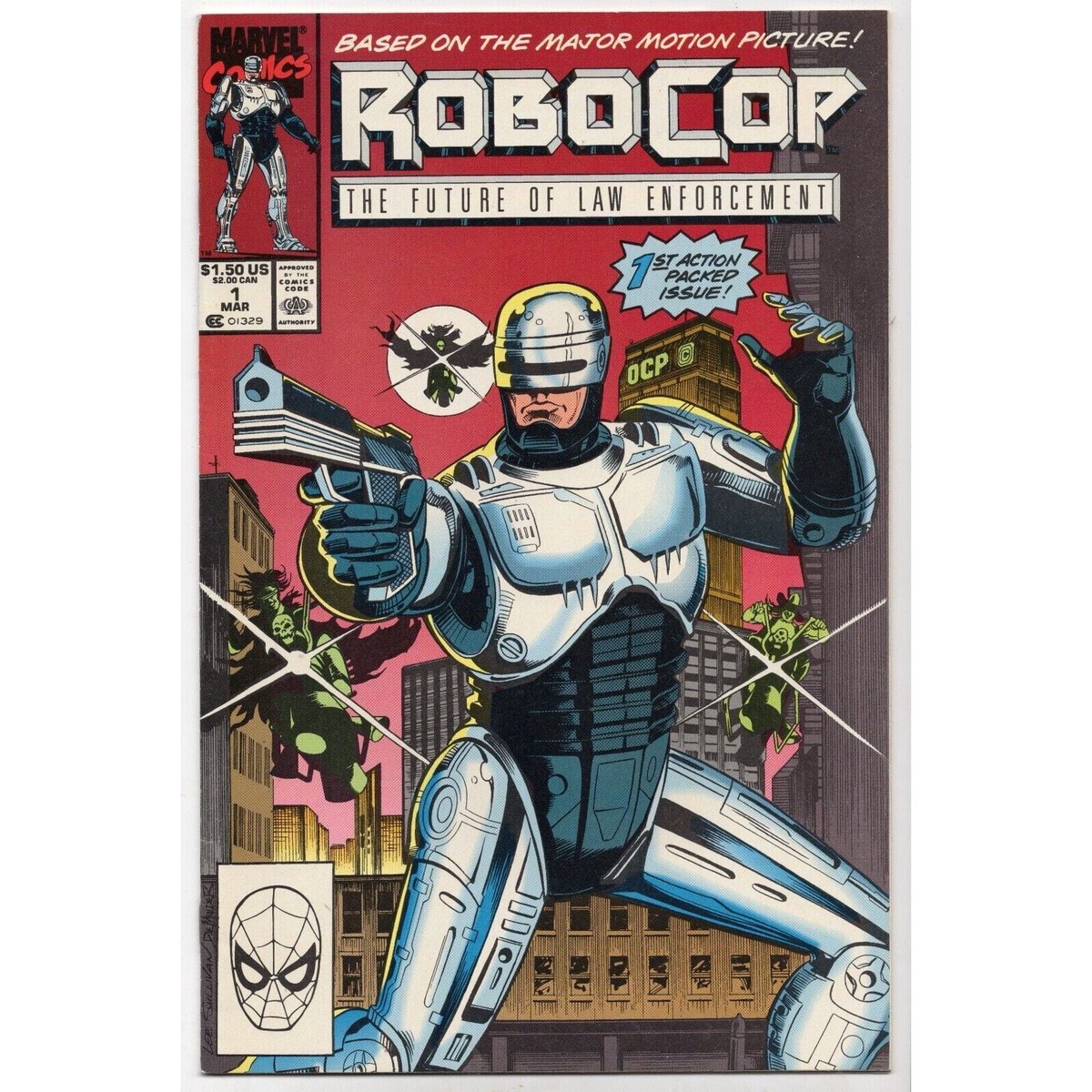 Robocop 1 The Future Law Enforcement Marvel Comics (1990) (b)