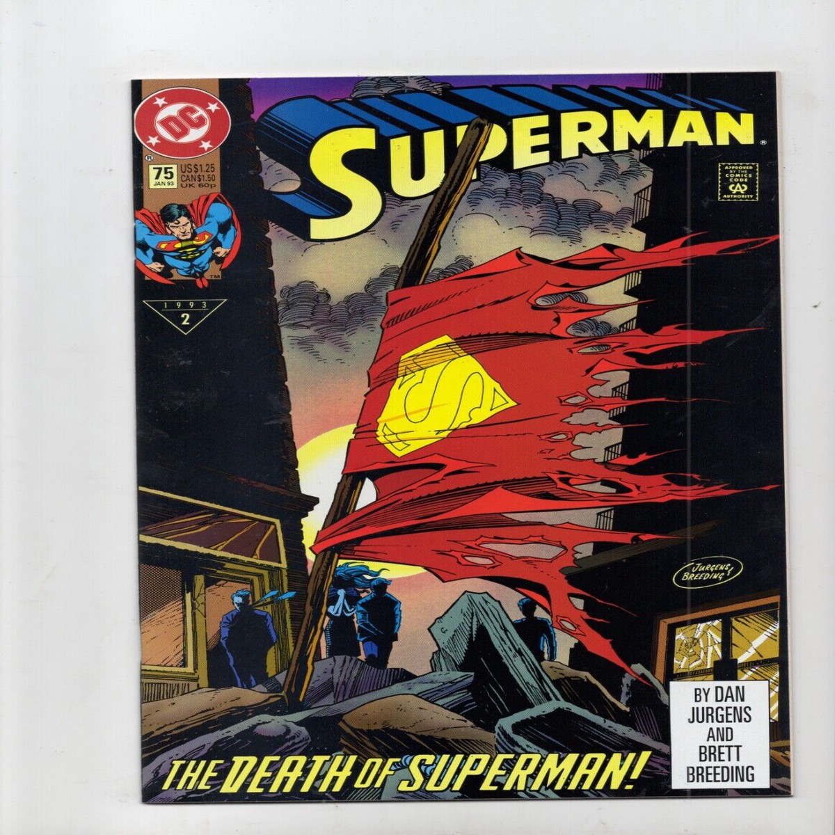 Superman 75 DC Comics (1993) 1st Print Death of Superman