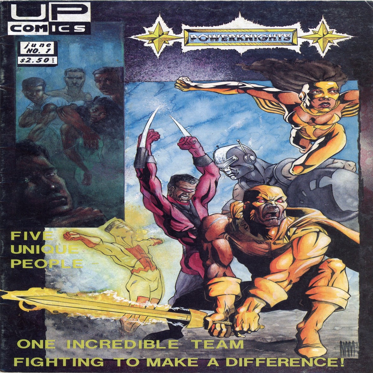 Powerknights 1 - Up Comics - 1st Issue Comic Book