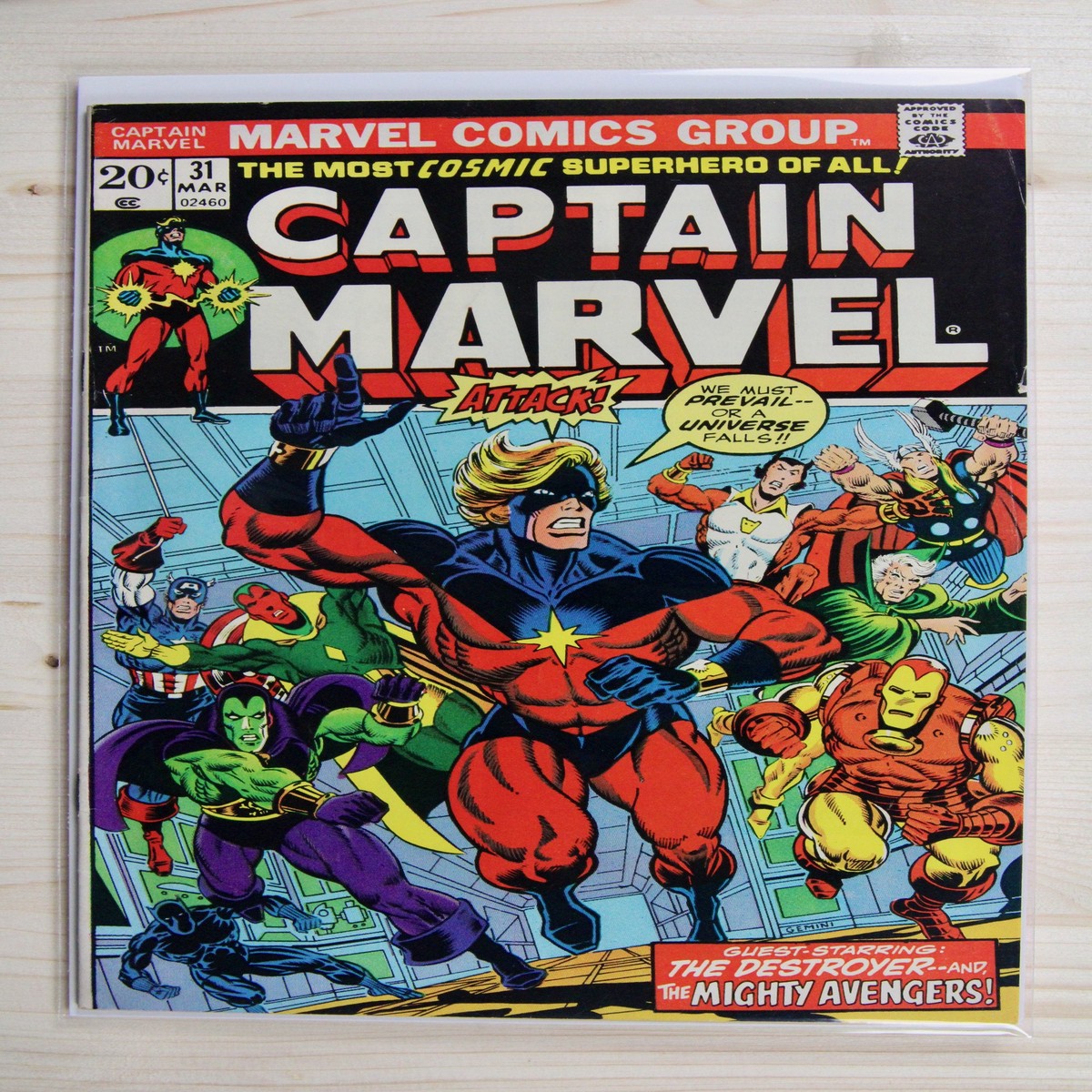 Captain Marvel 31 Marvel (1974) 75 VF- Thanos War