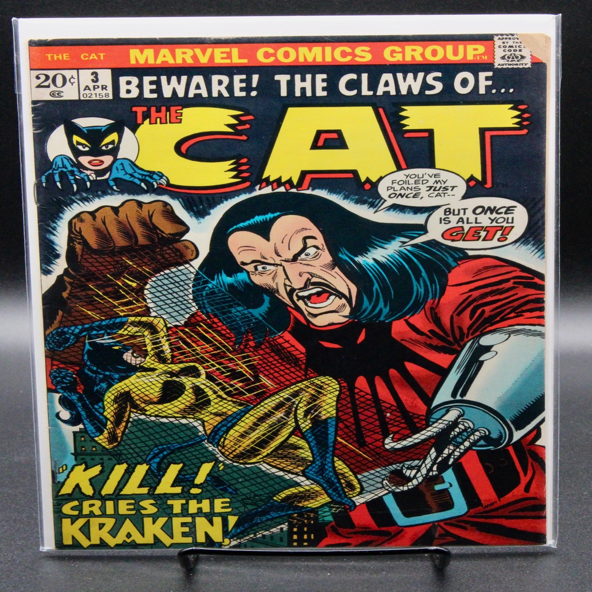 The Cat 3 Marvel (1973) VG