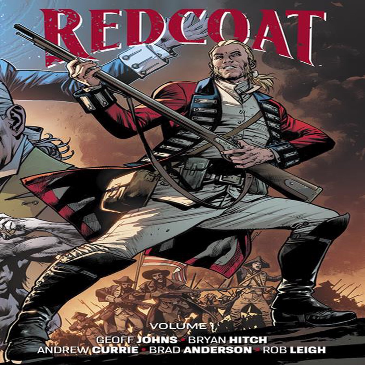REDCOAT TP VOL 01 DIRECT MARKET EXCLUSIVE BRYAN HITCH BRAD ANDERSON CVR