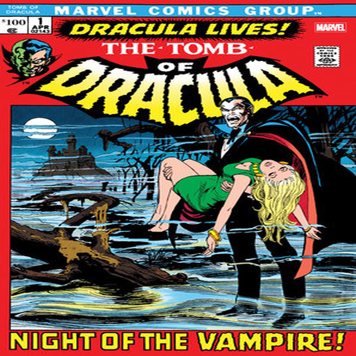 TOMB OF DRACULA OMNIBUS HC VOL 01 NEAL ADAMS COVER NEW PRINTING