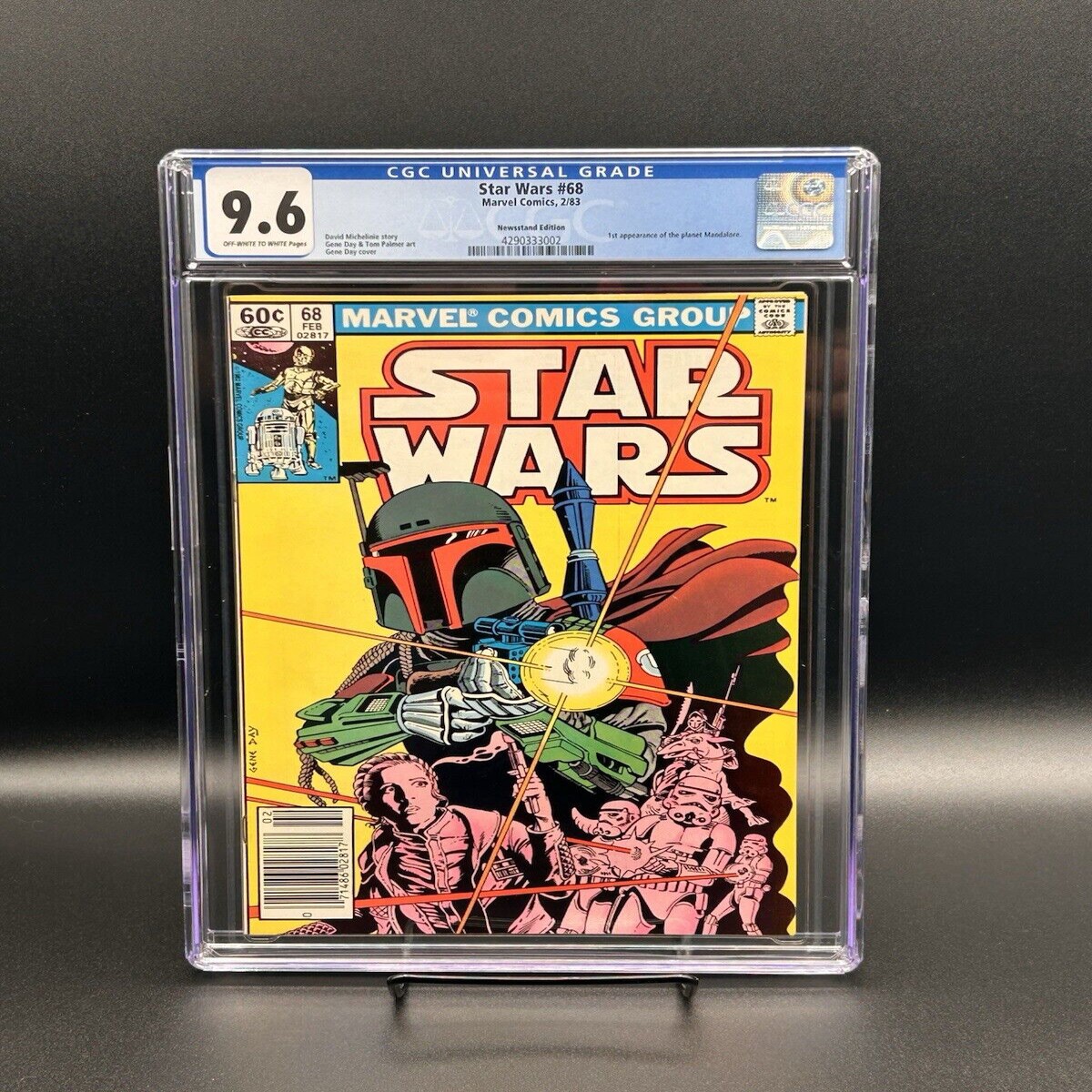 Star Wars 68 – Marvel Comics (1983) CGC 96 Newsstand ICONIC Boba Fett Cover