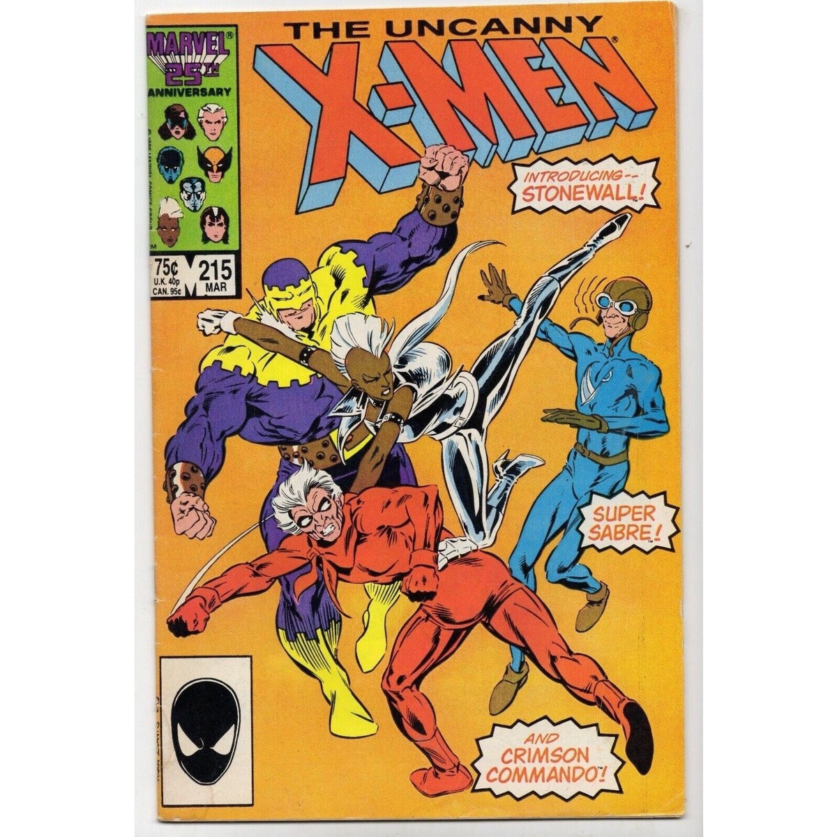 Uncanny X-Men 215 Marvel Comics (1987)