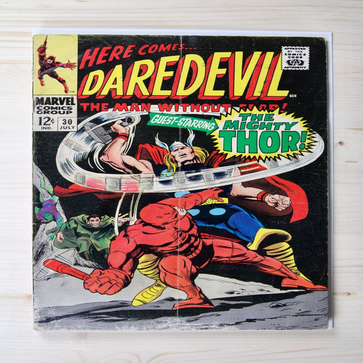 Daredevil 30 Marvel (1967) 35 VG- Stan Lee story