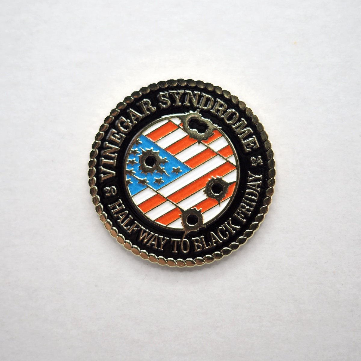 Halfway to Black Friday 2024 – Flag – Enamel Pin