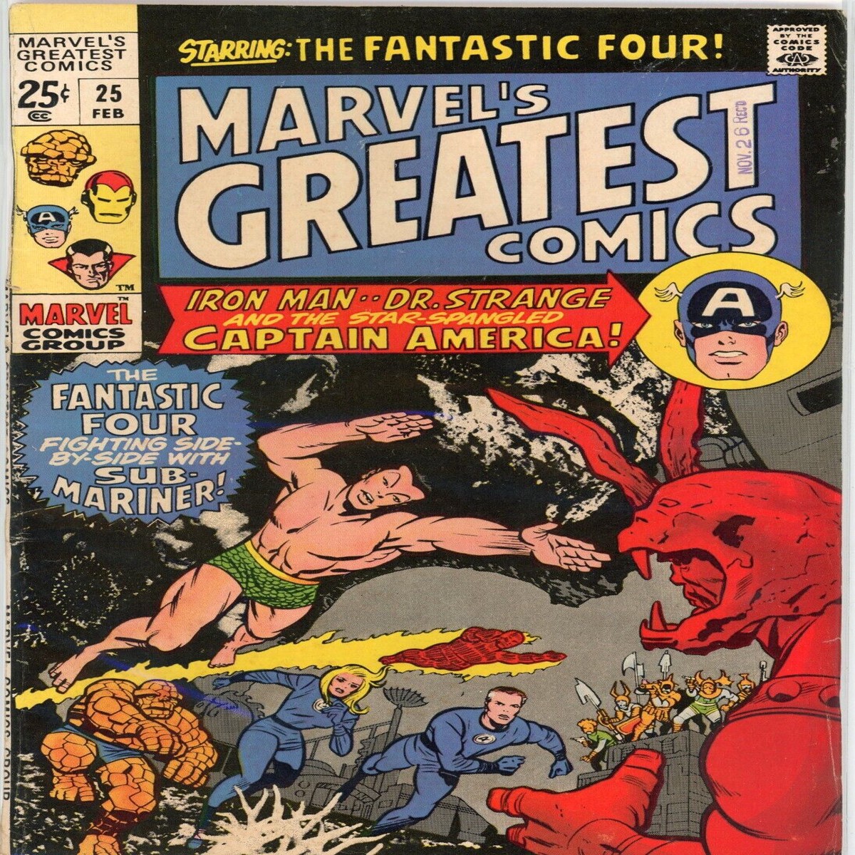 Marvels Greatest Comics 25 Marvel Comics (1970)