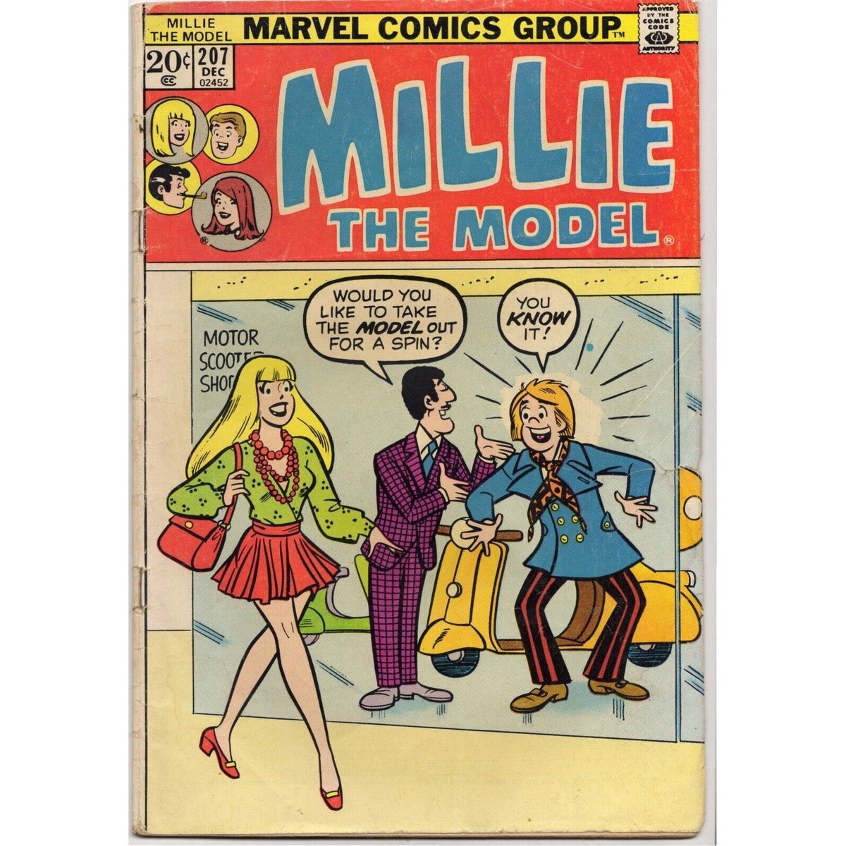 MILLIE THE MODEL 207 Marvel Comics (1973)