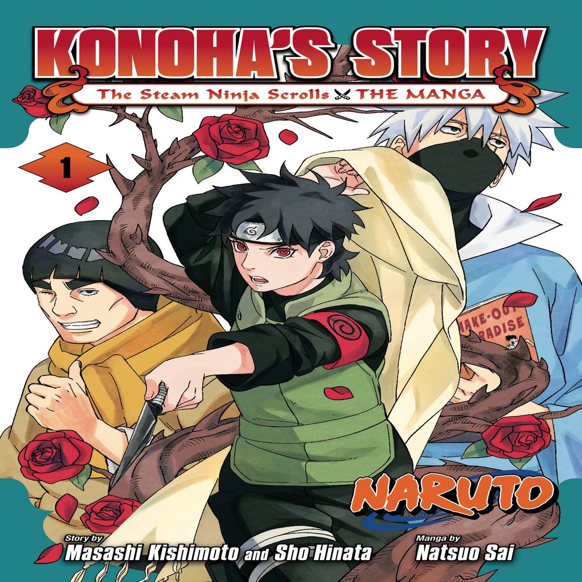 NARUTO KONOHAS STORY STEAM NINJA SCROLLS MANGA GN VOL 01 (C