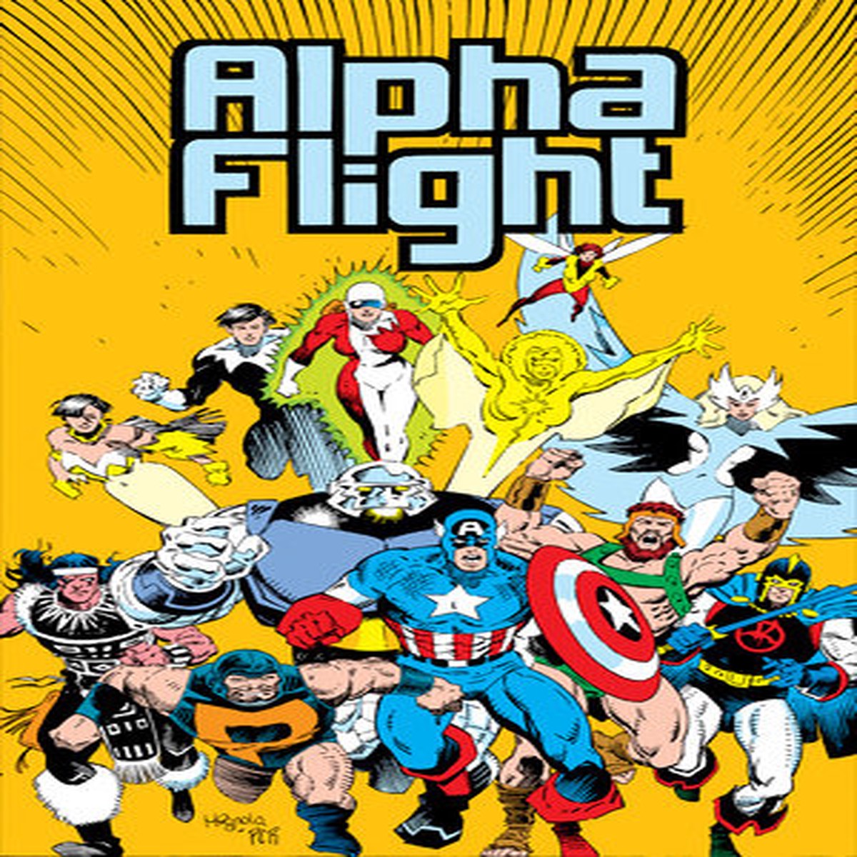 ALPHA FLIGHT BY MANTLO LEE OMNIBUS HC MIGNOLA DM