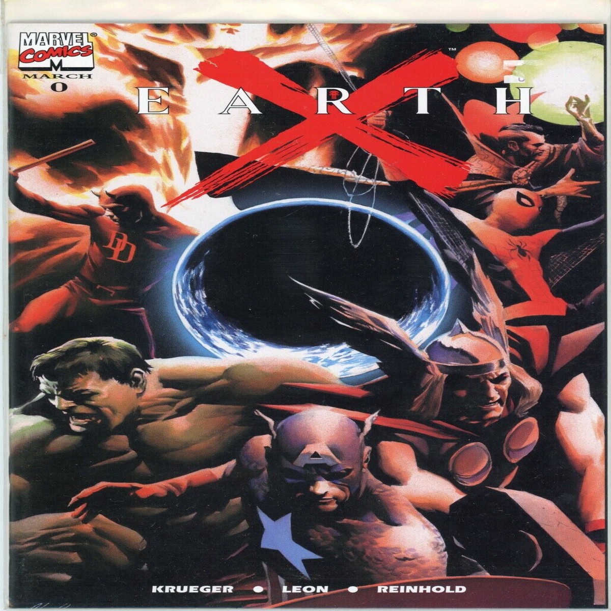 Earth X 0 Marvel Comics (1999) Alex Ross Dynamic Forces Exclusive W COA