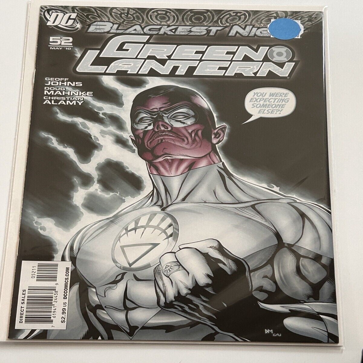 Green Lantern 52 DC Comics (2010) Origin of the Life Entity Ion (c)