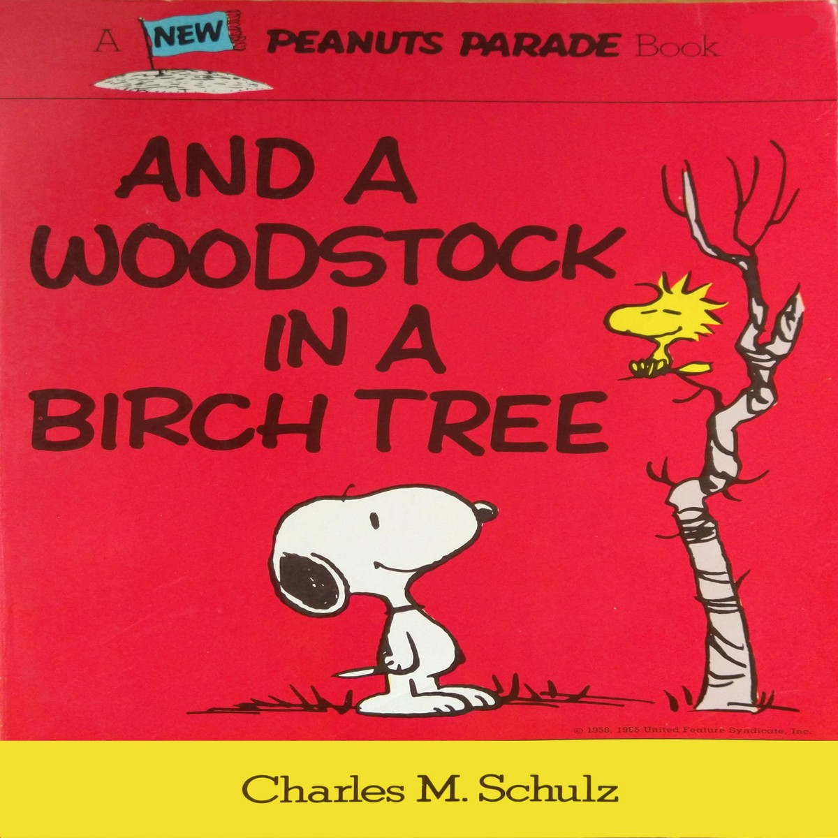 PEANUTS WOODSTOCK IN A BIRCH TREE SC