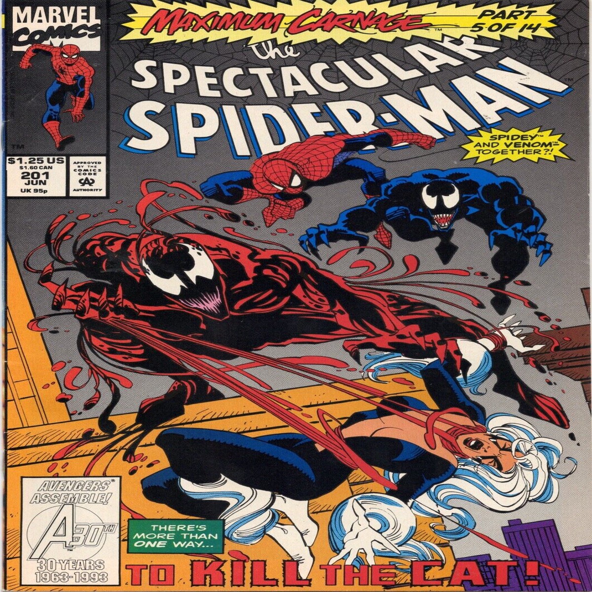 Spectacular Spider-Man 201 Marvel Comics (1993)