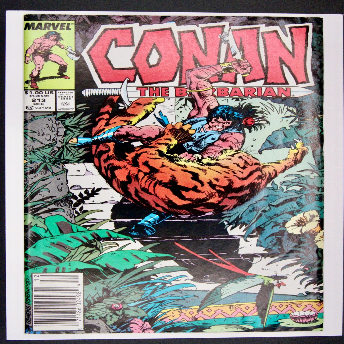 Conan the Barbarian 213 Marvel (1988) FN Mark Jewelers Variant