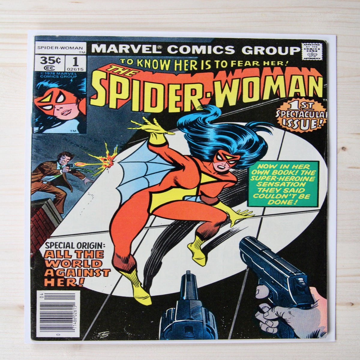 Spider-Woman 1 Marvel (1978) 80 VF Joe Sinnott Cover Newsstand
