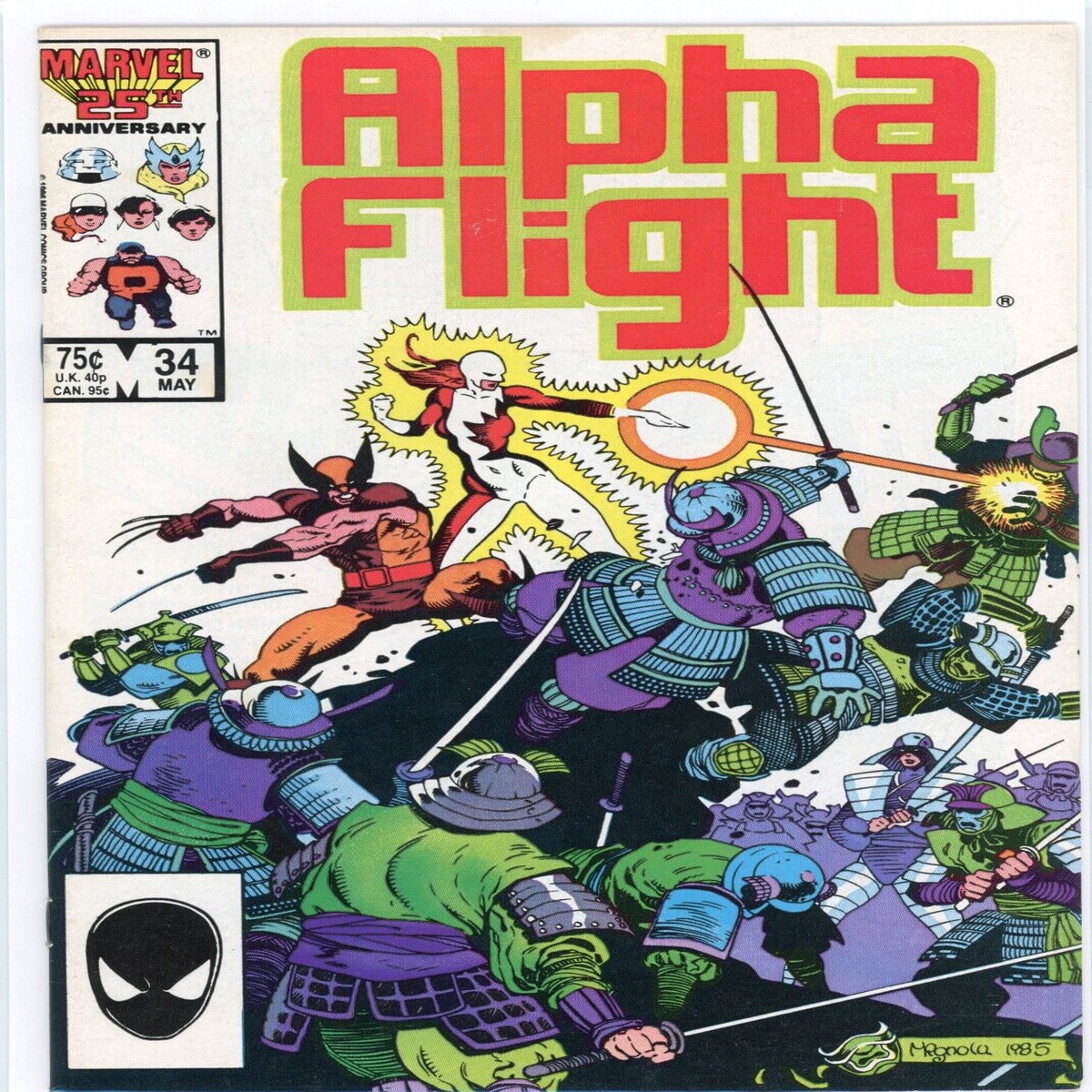 Alpha Flight 34 Marvel Comics (1986)