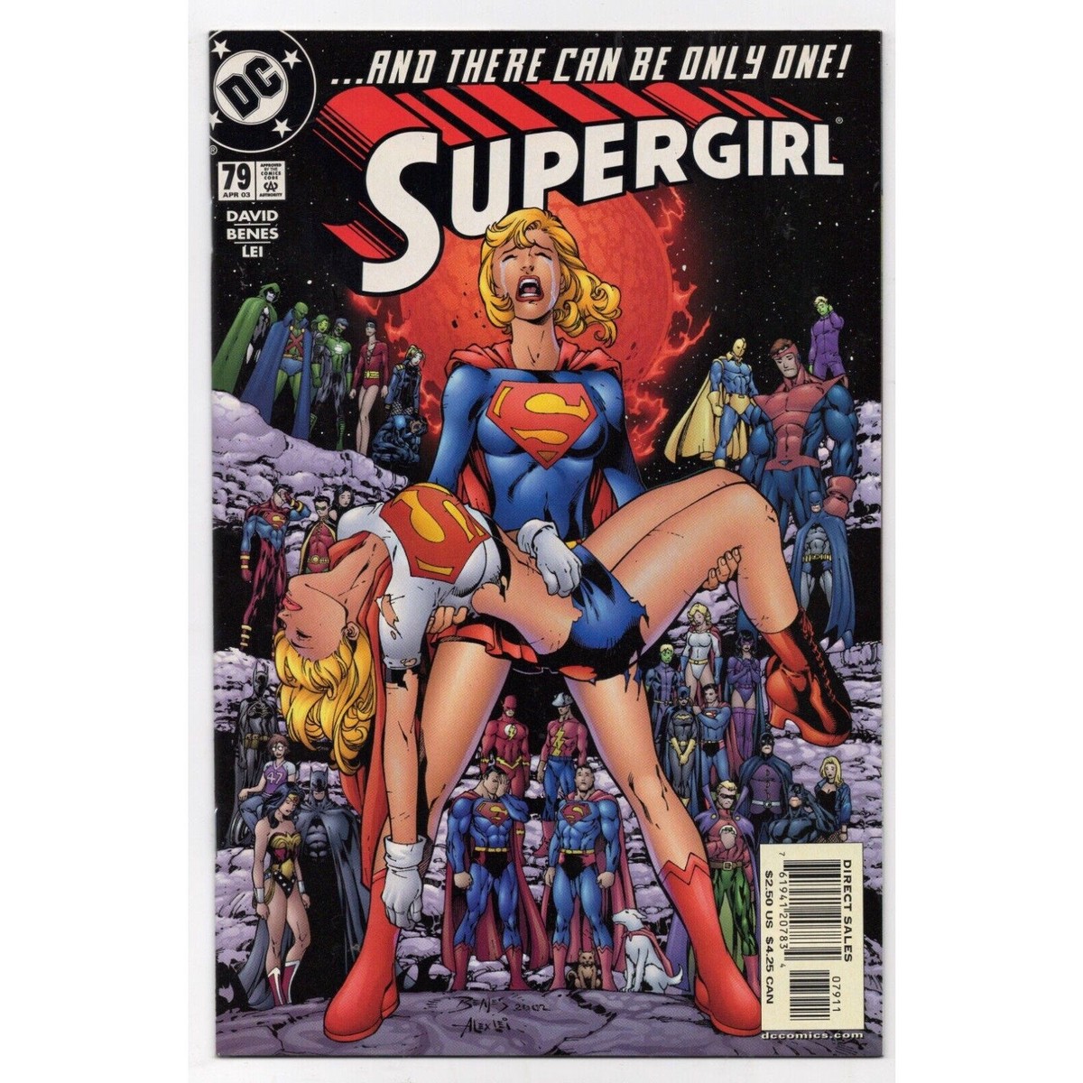 Supergirl 79 DC Comics (1996) Homage Crisis 7 1st App Of Pink Kryptonite