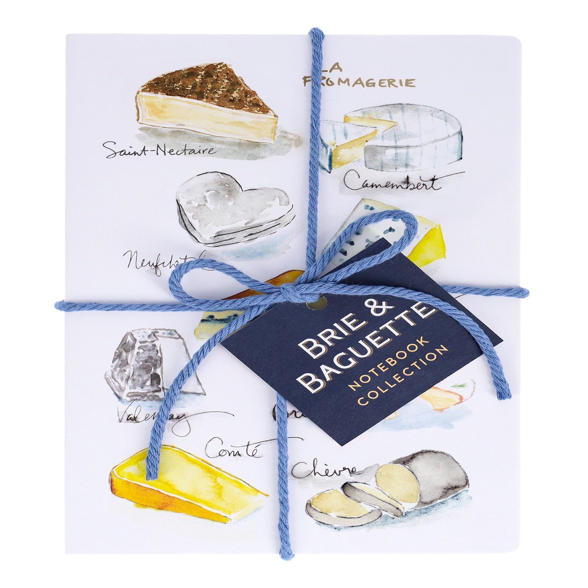 Brie Baguette Notebook Collection