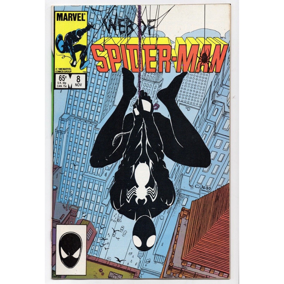 Web of Spider-Man 8 Marvel Comics (1985) Comic Book Classic Spidey Issue