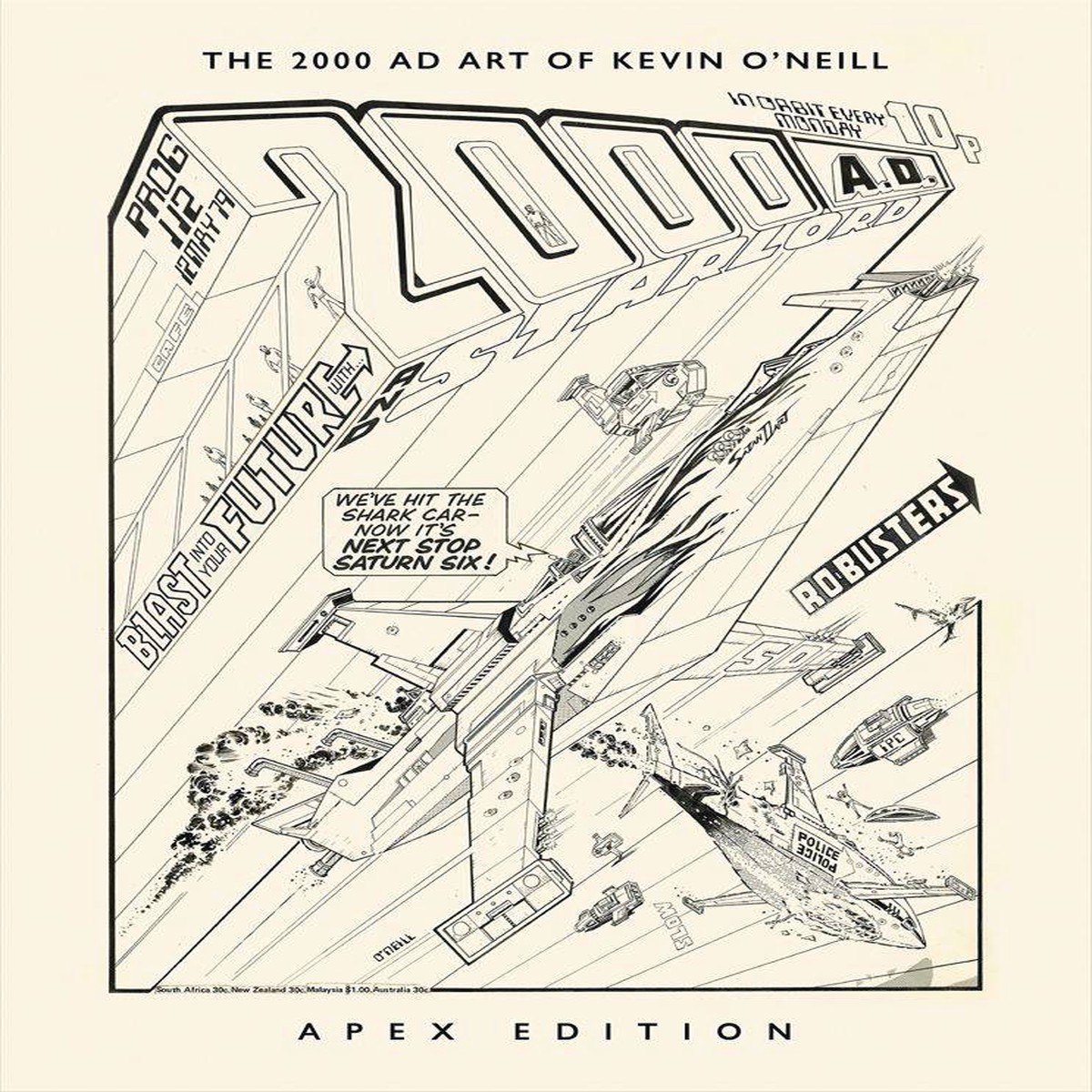 2000 AD ART OF KEVIN ONEILL APEX ED HC