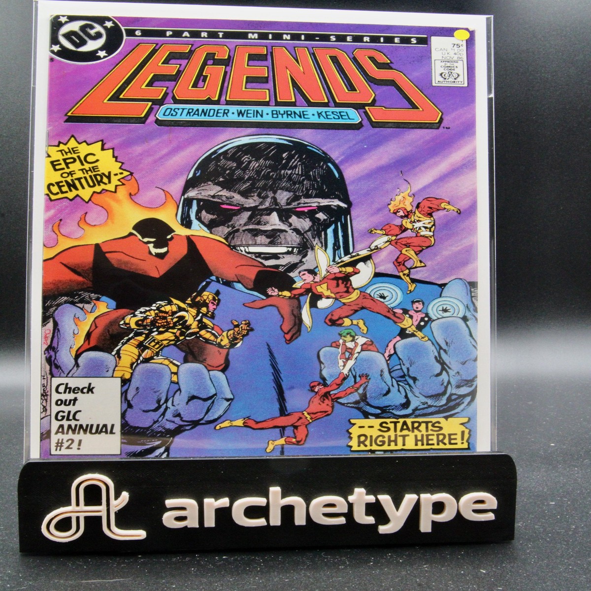 Legends 6 DC (1987) 85 VF Justice League Legends John Byrne art