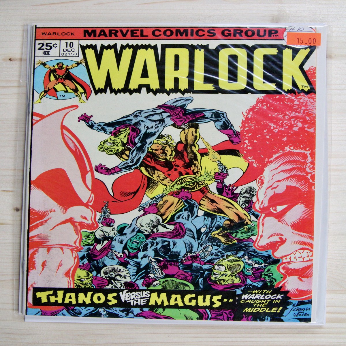 Warlock 10 Marvel (1975) 85 VF Infinity Effect Thanos Gamora