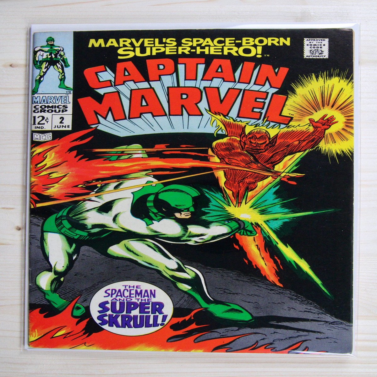 Captain Marvel 2 Marvel (1968) 80 VF