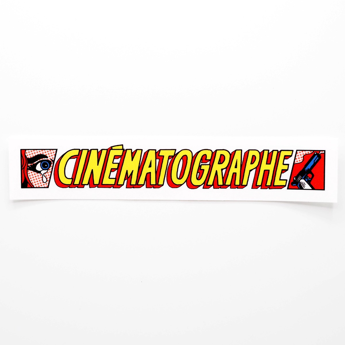 Cinmatographe Girl and a Gun Sticker