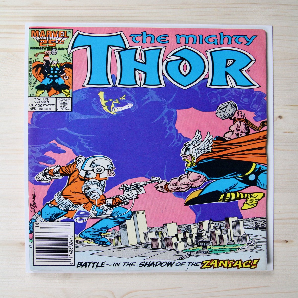 The Mighty Thor 372 Marvel (1986) 65 FN Mark Jewelers