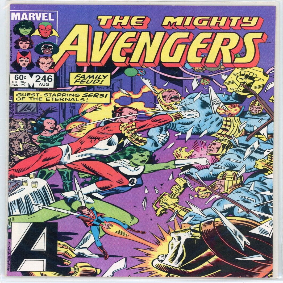 Avengers 246 Marvel Comics (1984) 1st App Maria Rambeau