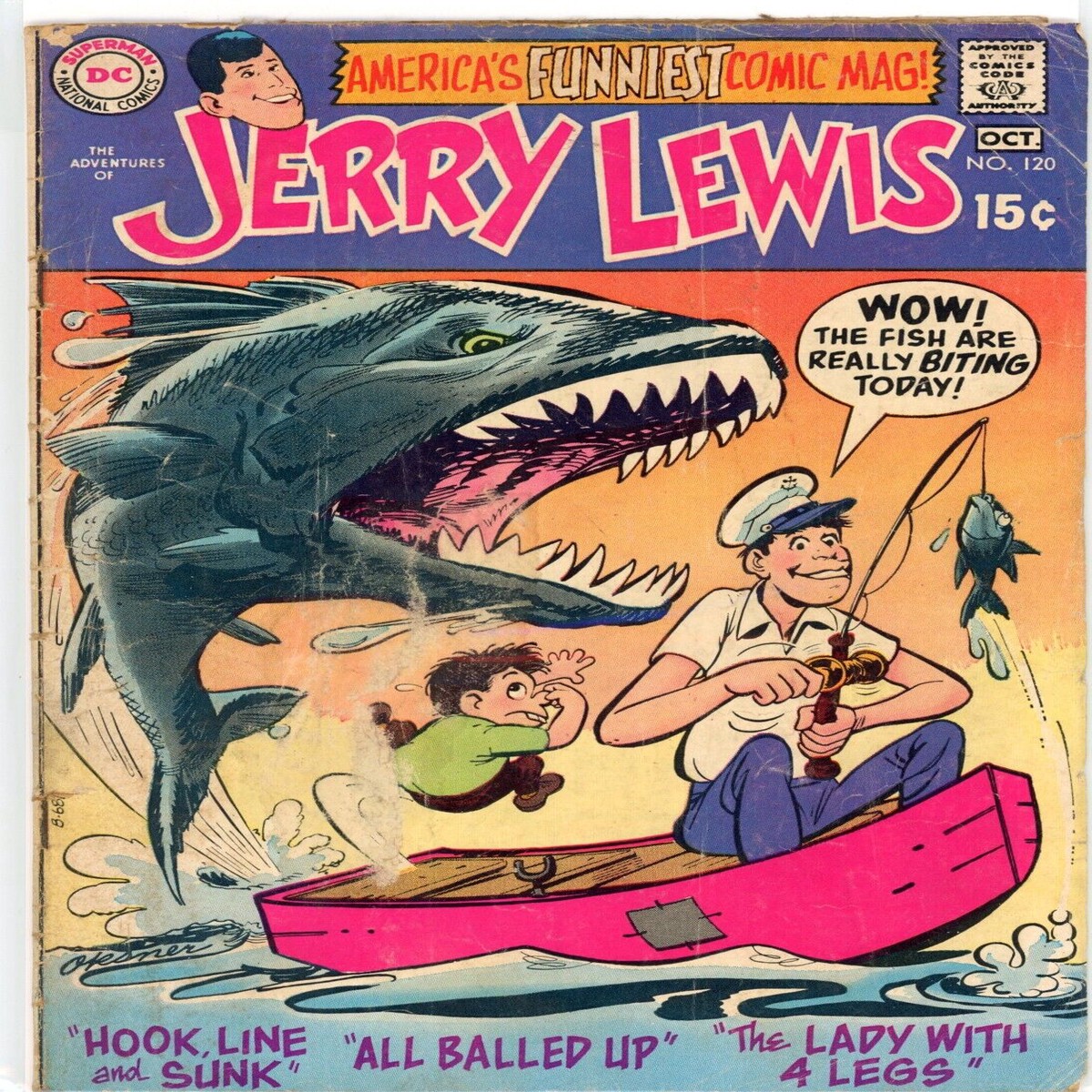 Adventures of Jerry Lewis 120 DC Comics (1970)