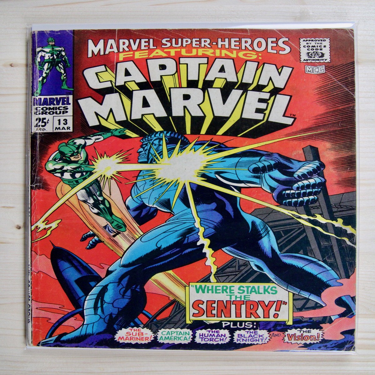Marvel Super-Heroes 13 Marvel (1968) 40 VG John Romita art Stan Lee story