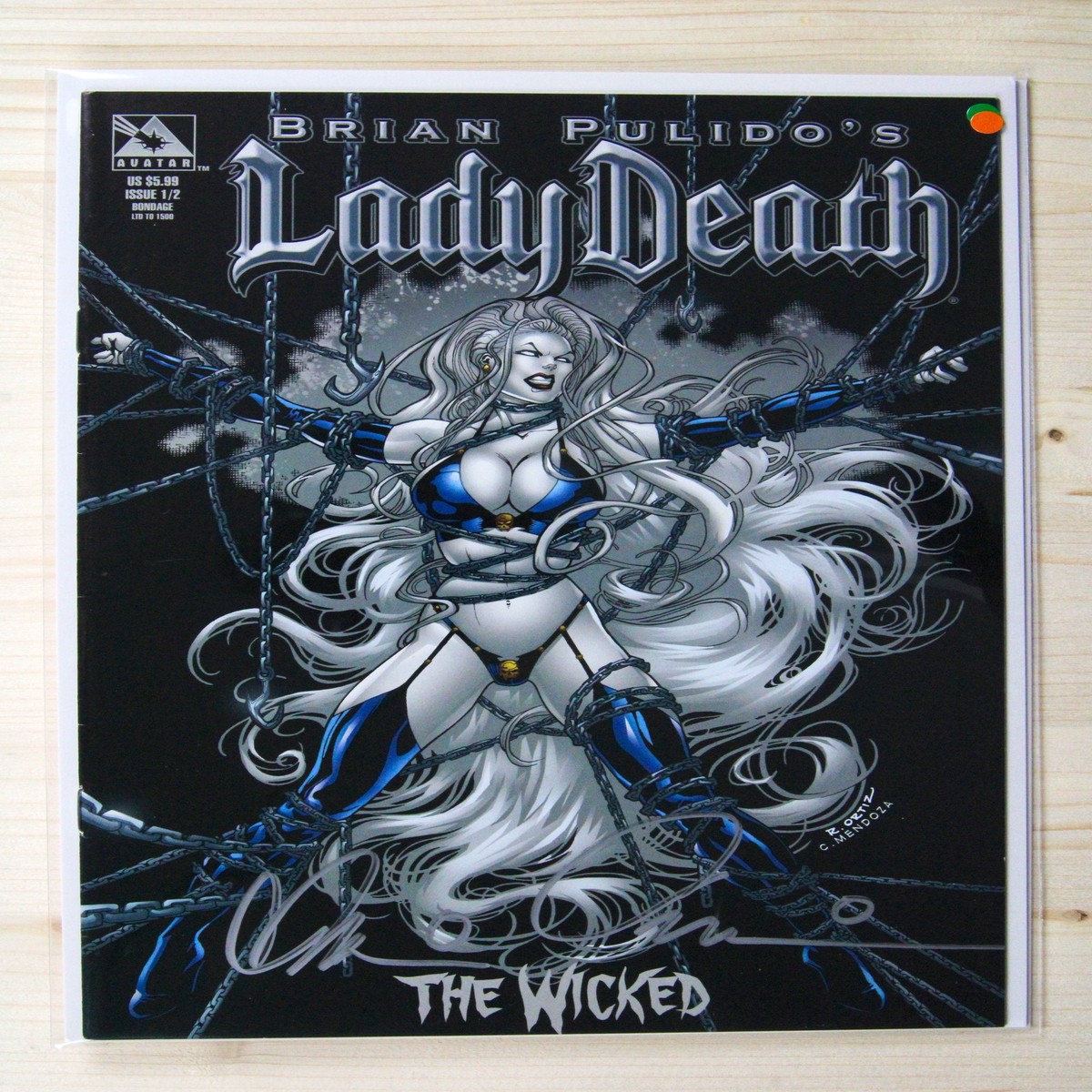 Lady Death The Wicked 12 Avatar Press (2005) 94 NM Signed Bondage Edition
