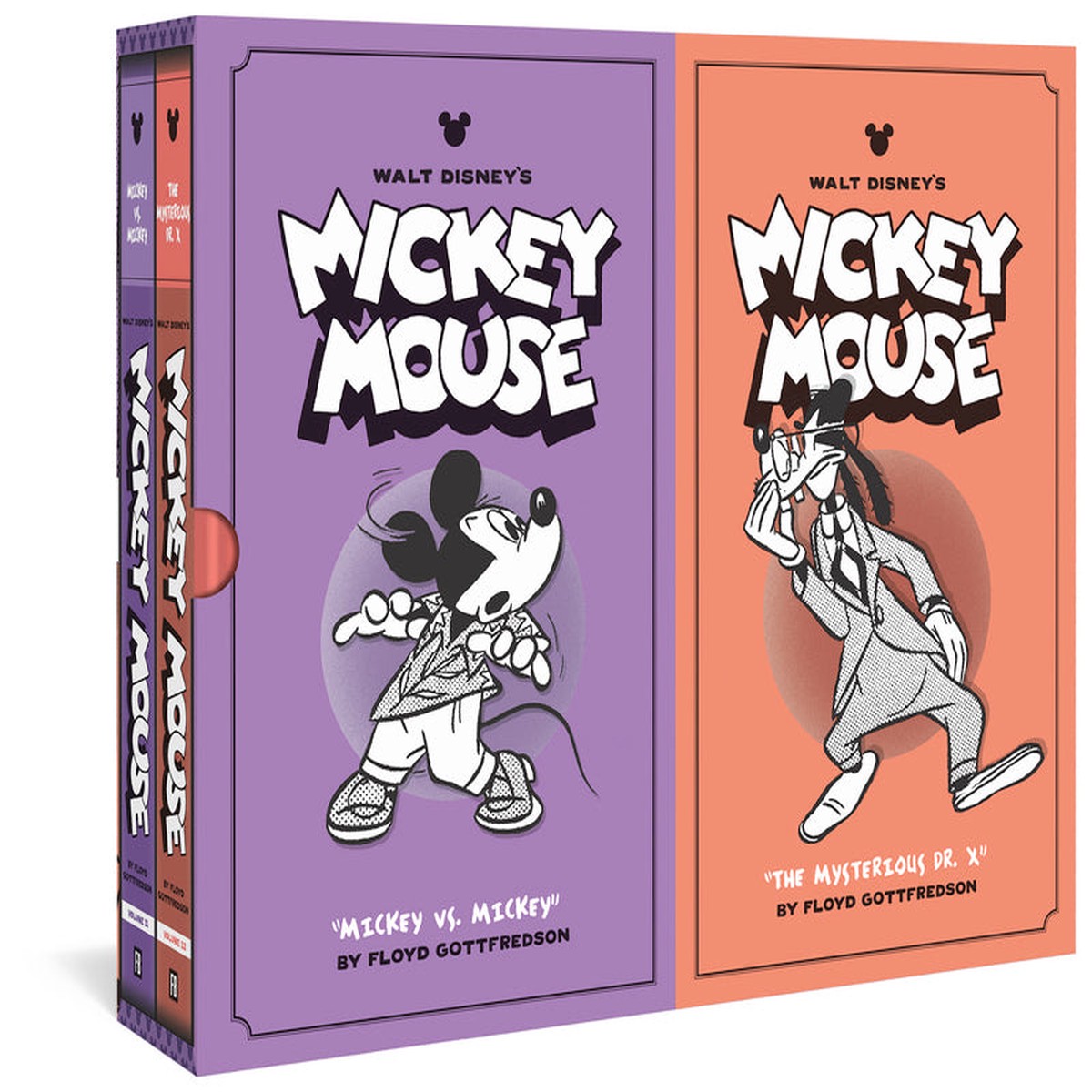 Walt Disneys Mickey Mouse Gift Box SetMickey Vs MickeyandThe Mysterious Dr X Vols 11 12