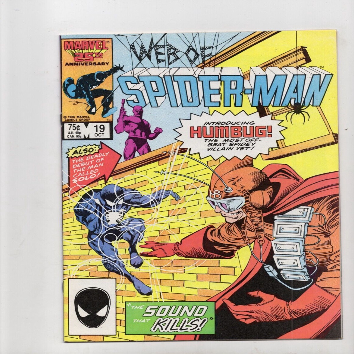 Web of Spider-Man 19 Marvel Comics (1986)