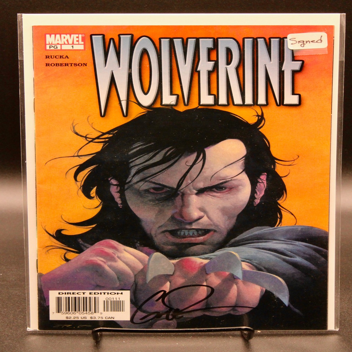 Wolverine 1 Marvel (2003) Signed