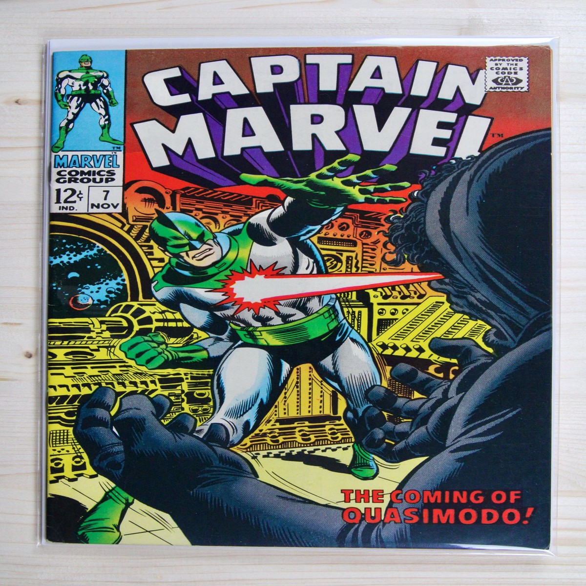 Captain Marvel 7 Marvel (1968) 85 VF Stan Lee