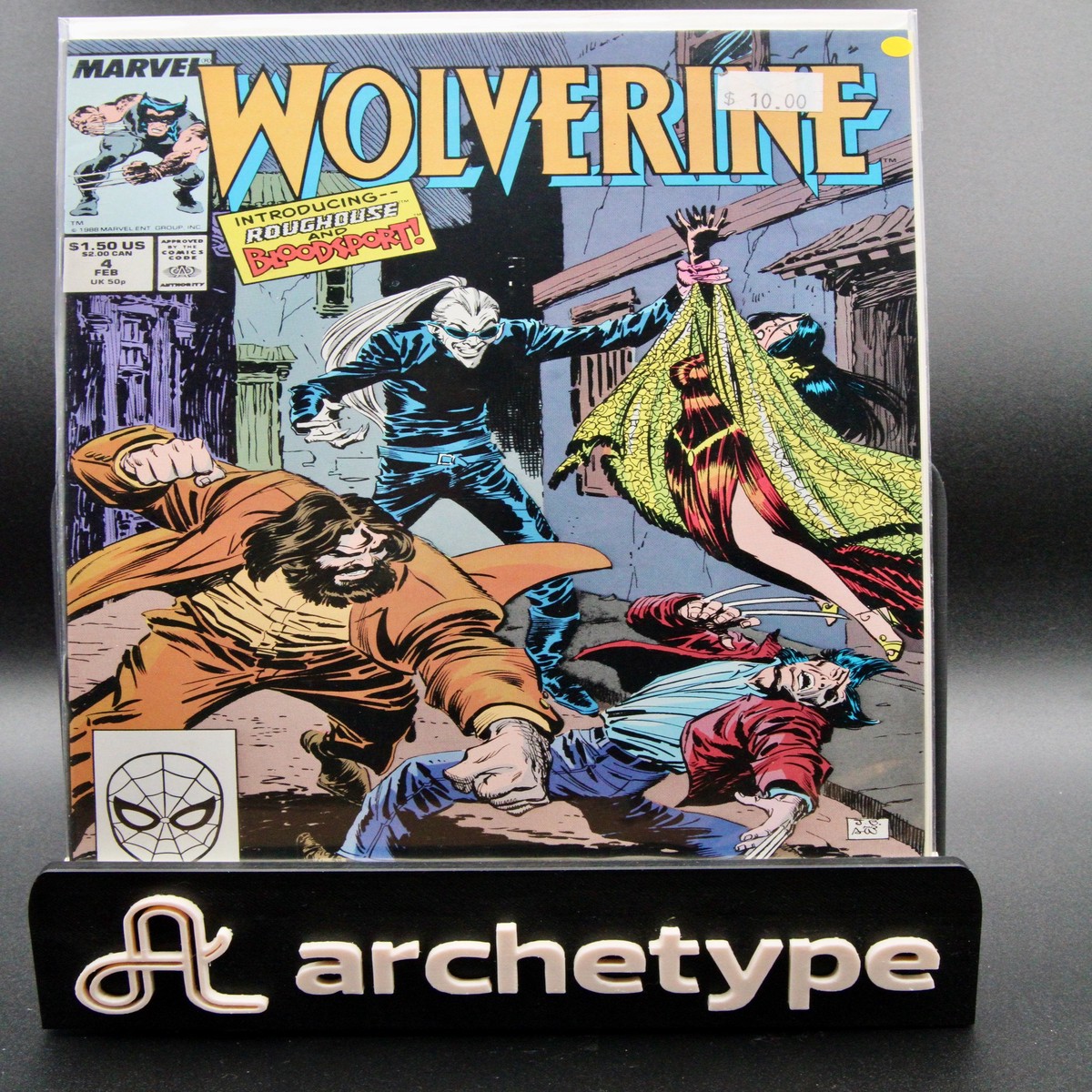 Wolverine 4 Marvel (1989) Chris Claremont story - 94 NM