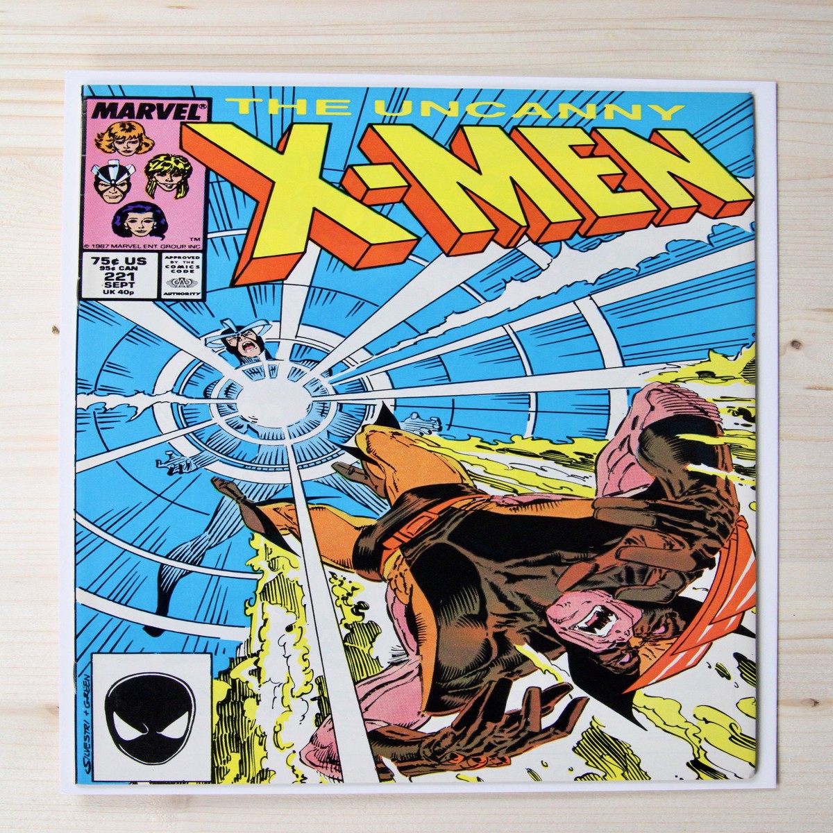 The Uncanny X-Men 221 Marvel (1987) 92 NM- Chris Claremont story Marc Silvestri art