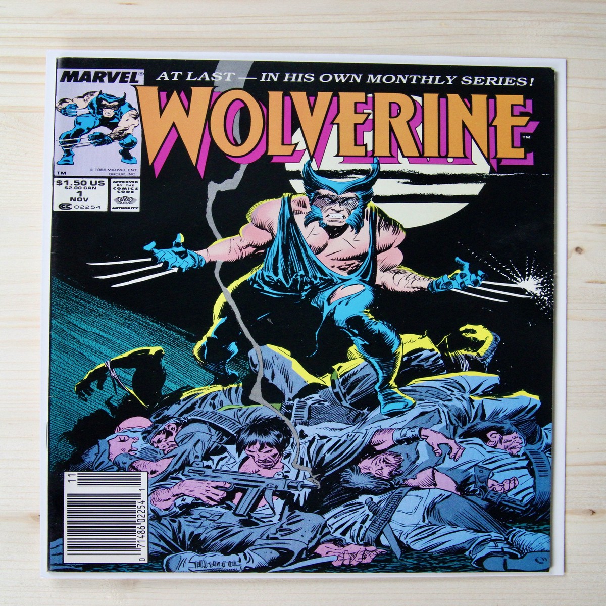 Wolverine 1 Marvel (1988) 85 VF Chris Claremont John Byrne Newsstand