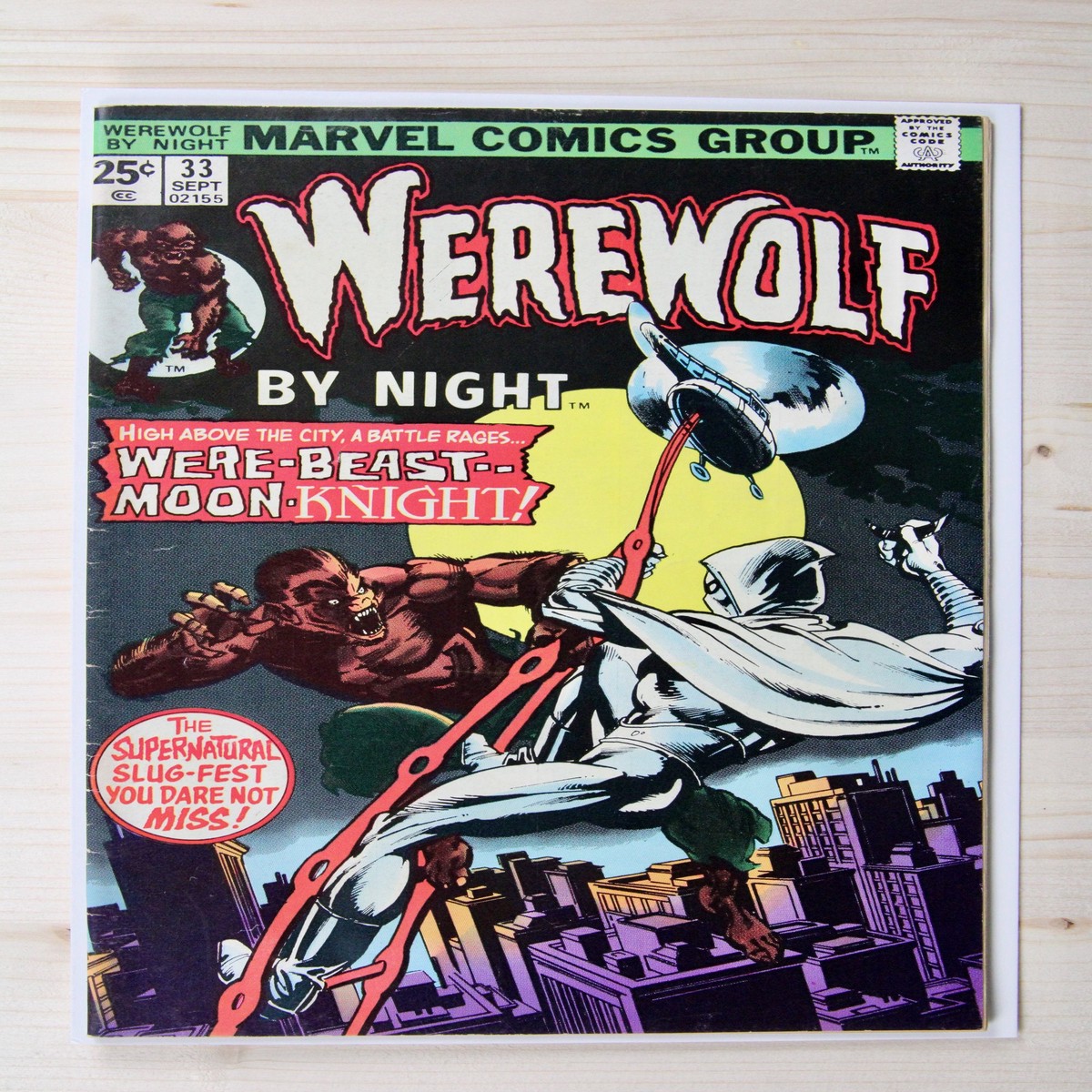 Werewolf by Night 33 Marvel (1975) 70 FNVF 2nd Moon Knight
