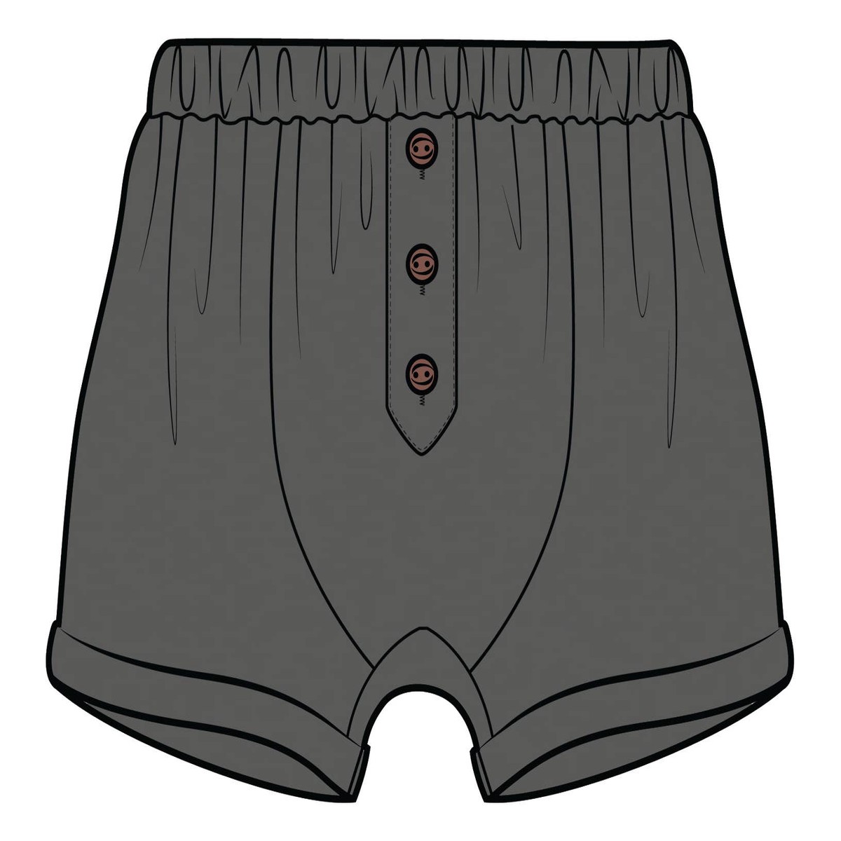 Charcoal Boxer Short