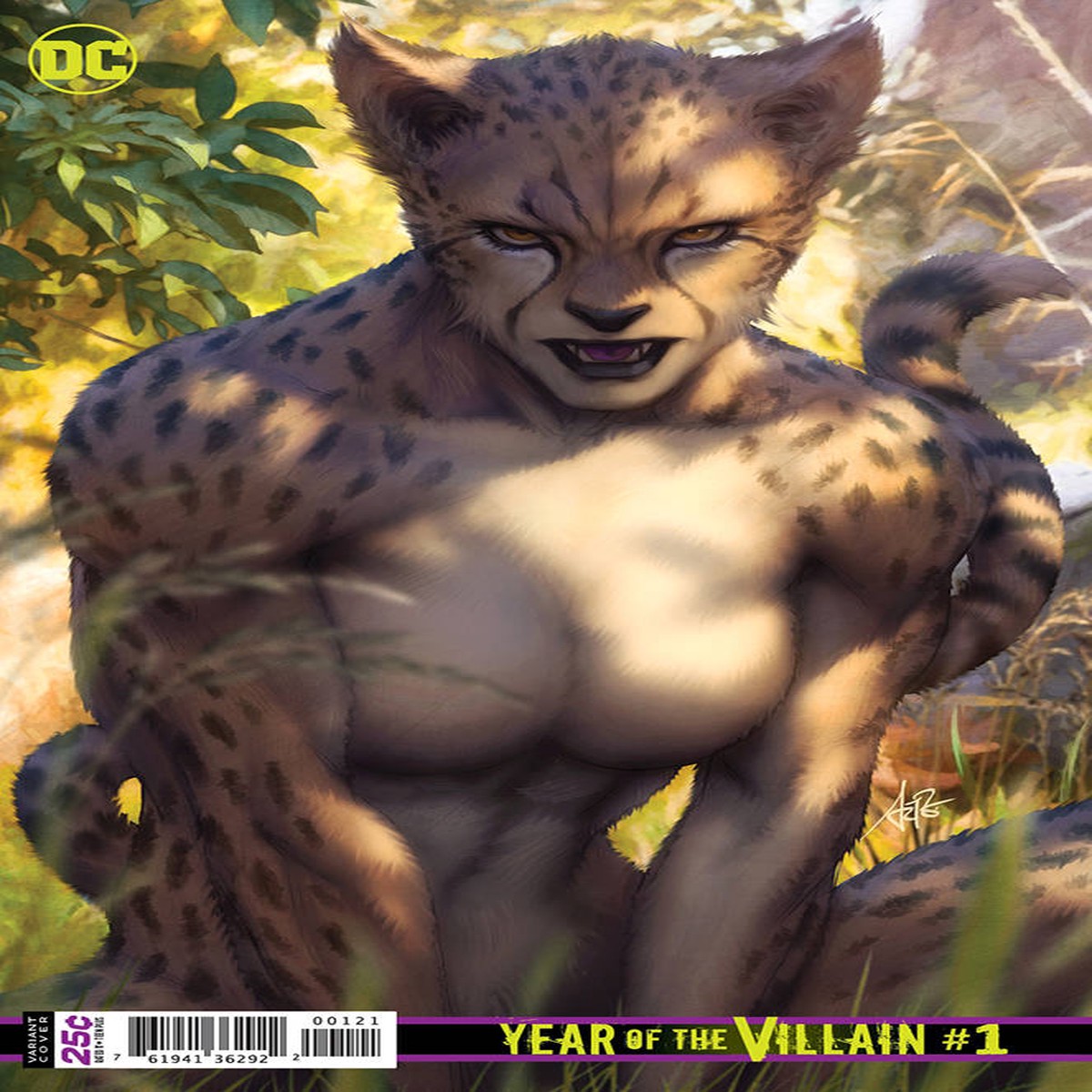 DCS YEAR OF THE VILLAIN 1 1 IN 100 CHEETAH VAR ED