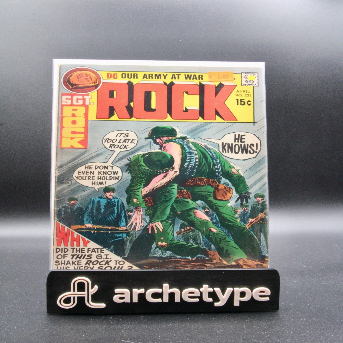 Our Army at War featuring Sgt Rock 231 DC (1971)