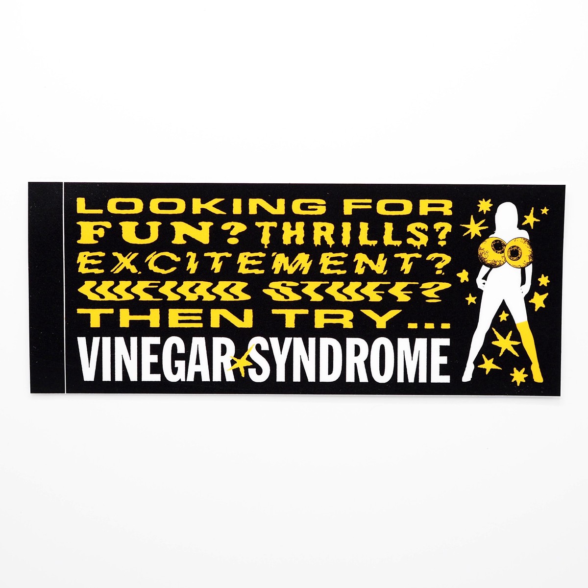 Vinegar Syndrome Looking for Fun Bumper Sticker